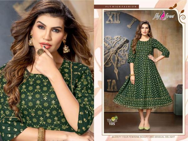 Fly Free Trendz Ethnic Wear Anarkali Kurti Collection